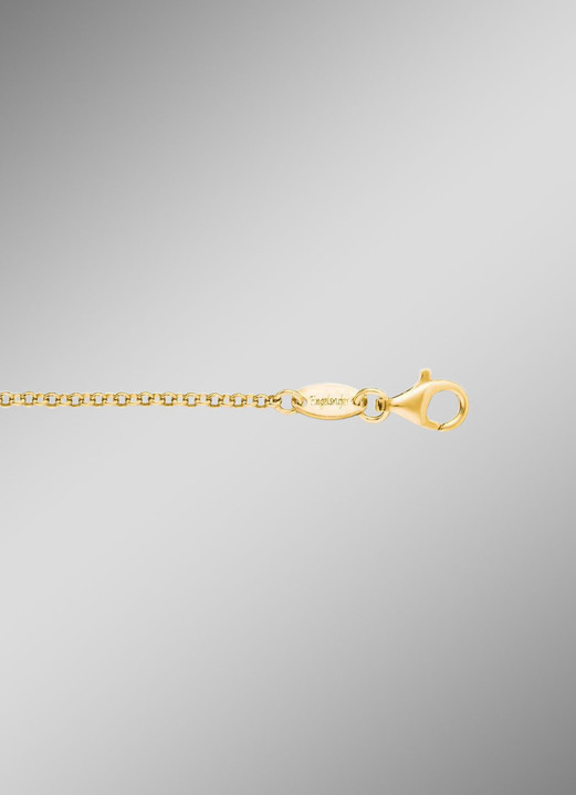 Halskettingen - Fijne 925/- zilveren erwtenketting van Engelsrufer, in Farbe , in Ausführung Gerhodineerd Ansicht 1