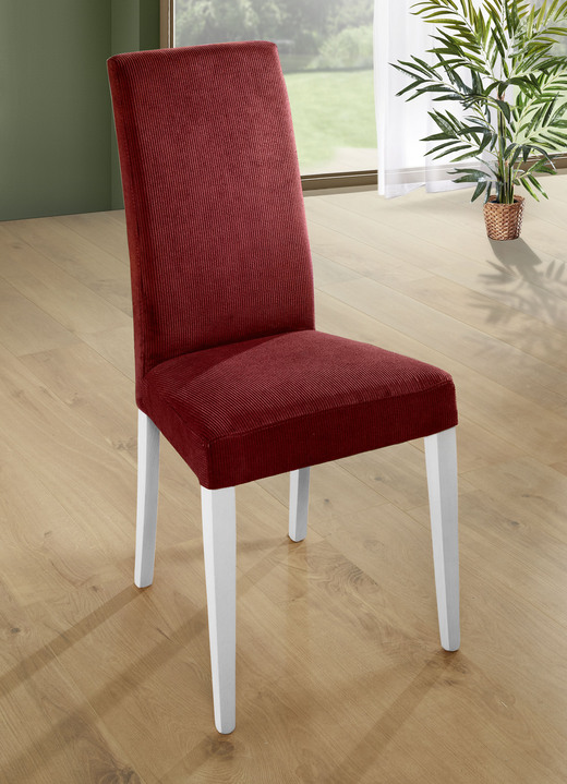 Stoelen & zitbanken - Eetgroep, in Farbe WIT-ROOD, in Ausführung Stoelen, set van 2 Ansicht 1