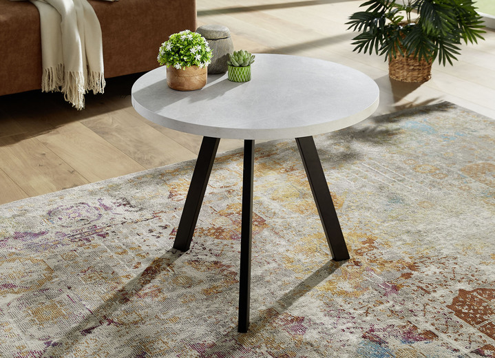 Salontafels - Salontafel, rond, in Farbe ZWART-WIT Ansicht 1