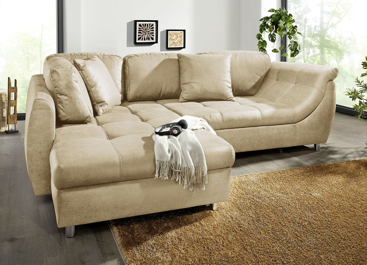 Polsterecken - Polsterecke mit Funktion, in Farbe CREME Ansicht 1