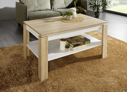 Uitschuifbare salontafel