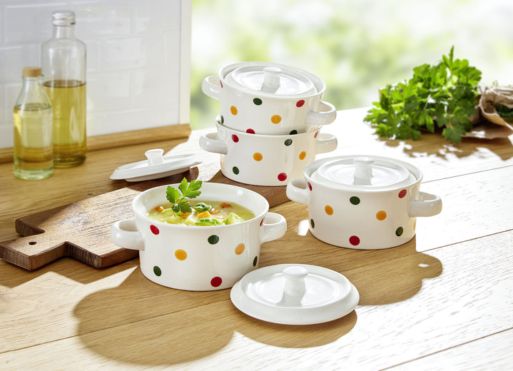 Potten & pannen - Gourmetpotten, 4 delen, in Farbe KUNTERBUNT Ansicht 1