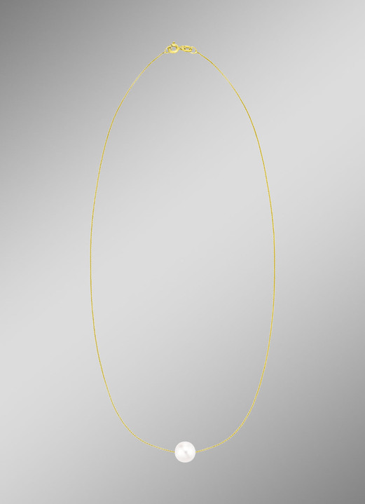 Halsketten - Halskette Gold 375/-, in Farbe  Ansicht 1