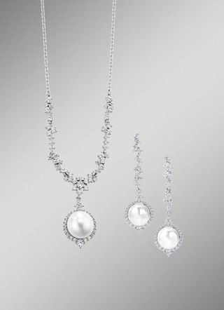 Schmuck-Set, 2-teilig 925/-