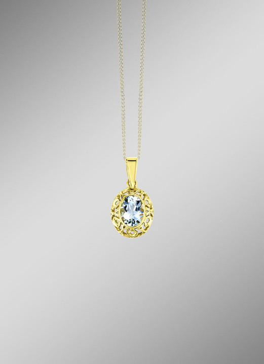 Anhänger - Anhänger o. K Gold 375/-, in Farbe  Ansicht 1