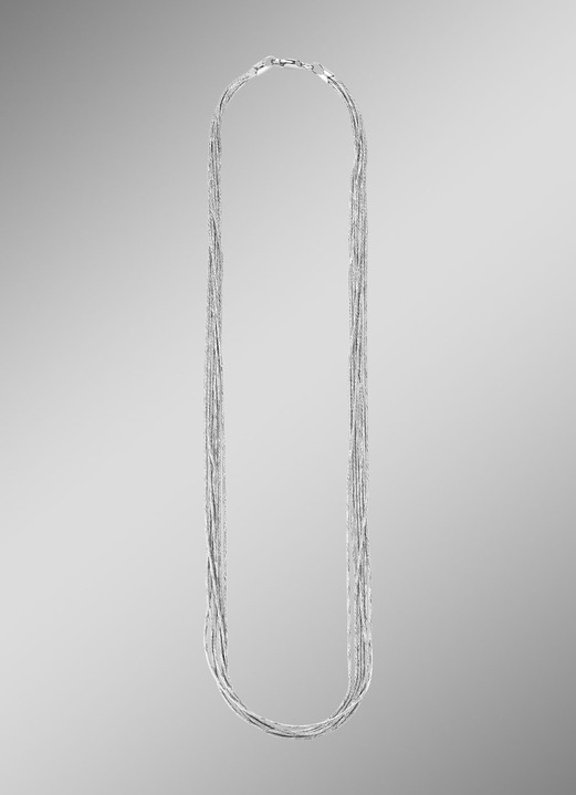 Halsketten - Halskette Silber 925/-, in Farbe  Ansicht 1