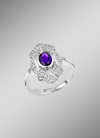 Damesring zilver 925/-