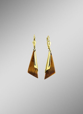 Oorbellen goud 375/-