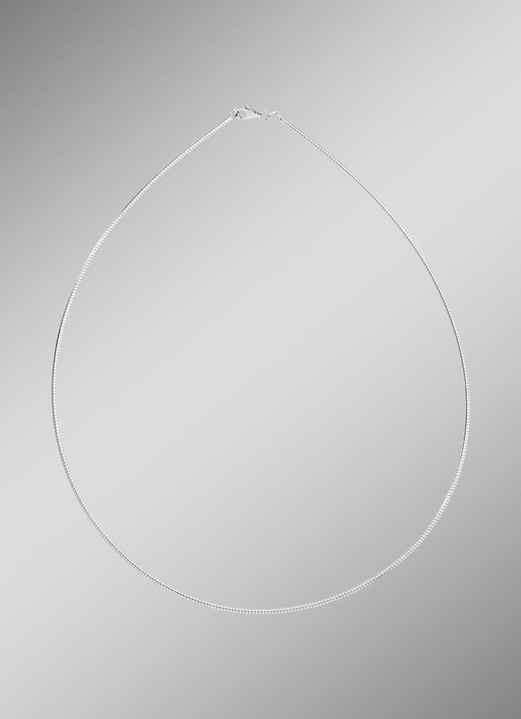 Halsketten - Halsreif Silber 925/-, in Farbe  Ansicht 1