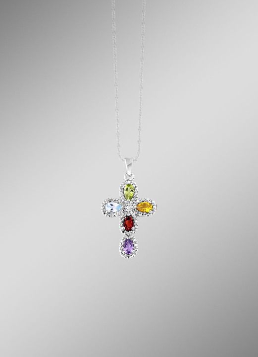Anhänger - Anhänger o. K. 925/-, in Farbe  Ansicht 1