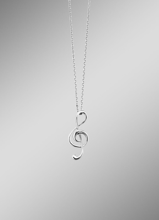 Hangers - Elegantie ontmoet muziek: hanger met ankerketting, in Farbe  Ansicht 1