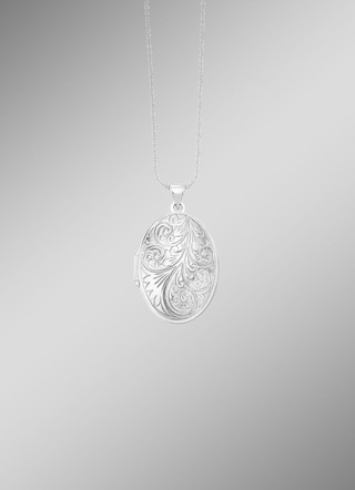 Elegant medaillon van 925 zilver