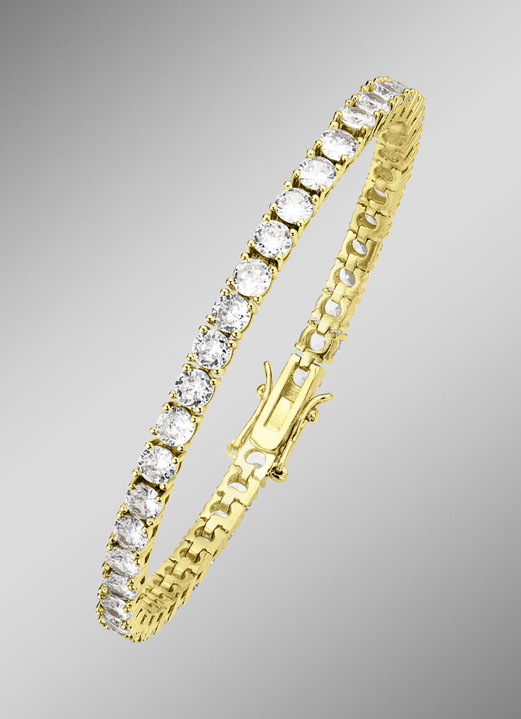 Armbanden - Armband, in Farbe GOUD, in Ausführung Messing, vergoldet Ansicht 1