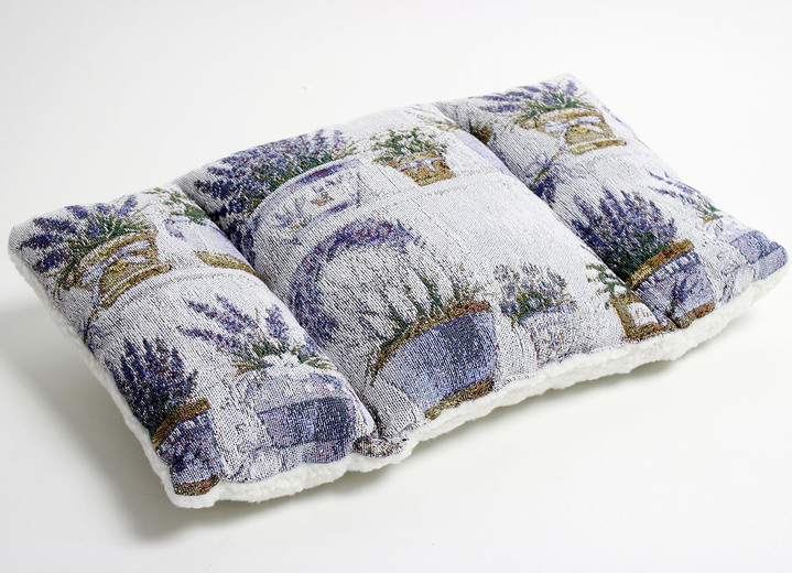 Zithulpmiddelen - Rugkussen met lavendelmotief, in Farbe LAVENDEL Ansicht 1