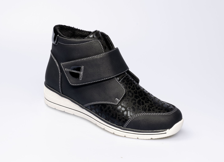 Stiefel & Stiefeletten - Komfort-Stiefelette, in Größe 036 bis 042, in Farbe SCHWARZ Ansicht 1