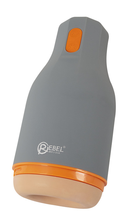 Erotik - Massagegerät, in Farbe GRAU-ORANGE-NATUR Ansicht 1
