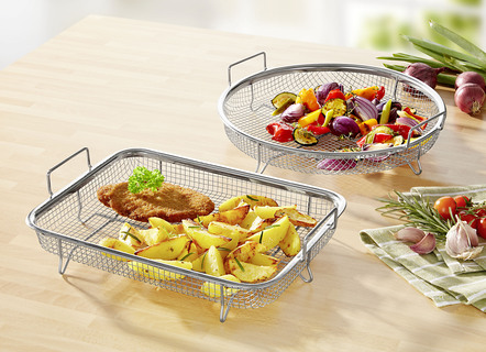 Grillkorb-Set, 2tlg.