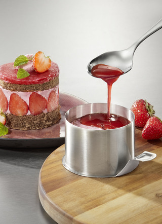 Stoneline dessert- en serveerringen gemaakt van roestvrij staal