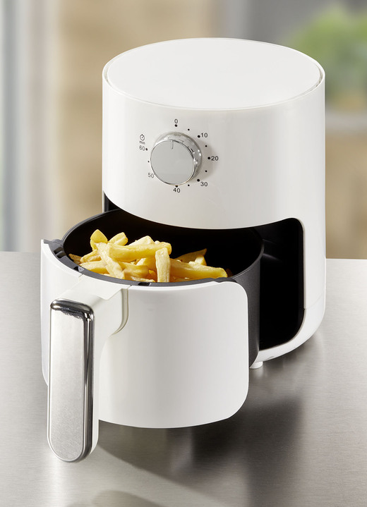 Hetelucht friteuses - Heteluchtoven, grill en frituurpan in één: krokant van buiten, mals van binnen, in Farbe WEISS Ansicht 1