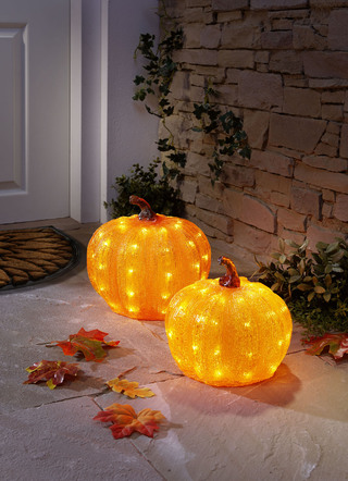 LED-Kürbis, 20cm