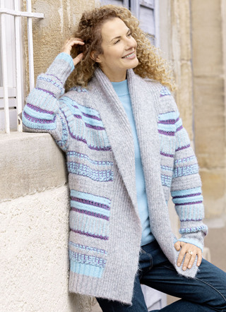 Grof gebreid vest