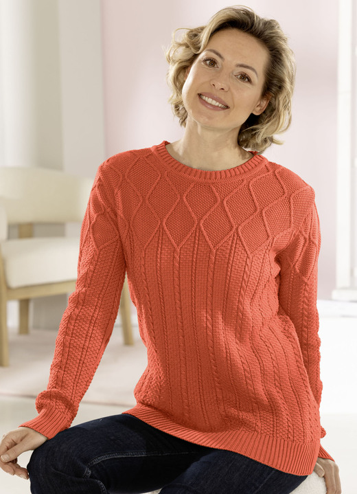 Basics - Pullover, in Größe 038 bis 054, in Farbe TERRA Ansicht 1