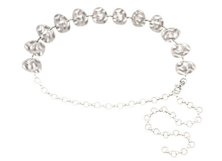 Trendy dameskettingriem met drukknoop