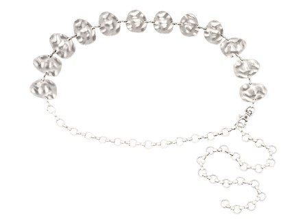 Trendy dameskettingriem met drukknoop