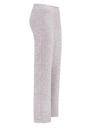 Subtiel glanzende broek