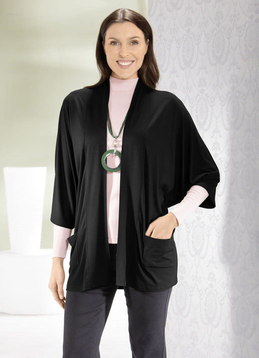 Shirtjacken - Shirtjacke Shirtjacken - Shirtjacke, in Größe 038 bis 050, in Farbe SCHWARZ