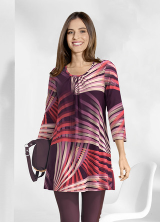 Longshirt met ronde hals