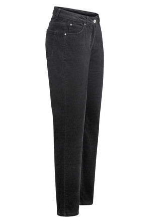 Fluweelzachte broek in 5-pocketsmodel