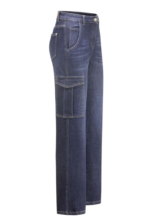 Broeken - Cargojeans, in Größe 017 bis 050, in Farbe DONKERBLAUW Ansicht 1