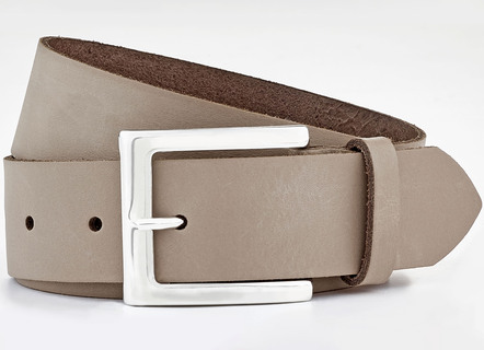 Trendy leren damesriem, 3,5 cm breed