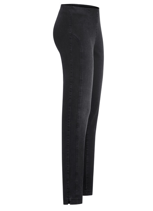 Broeken met elastische band - jeans met trekkoord Broeken met elastische band - jeans met trekkoord, in Größe 018 bis 052, in Farbe SCHWARZ