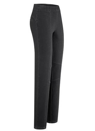 jersey broek in denim look