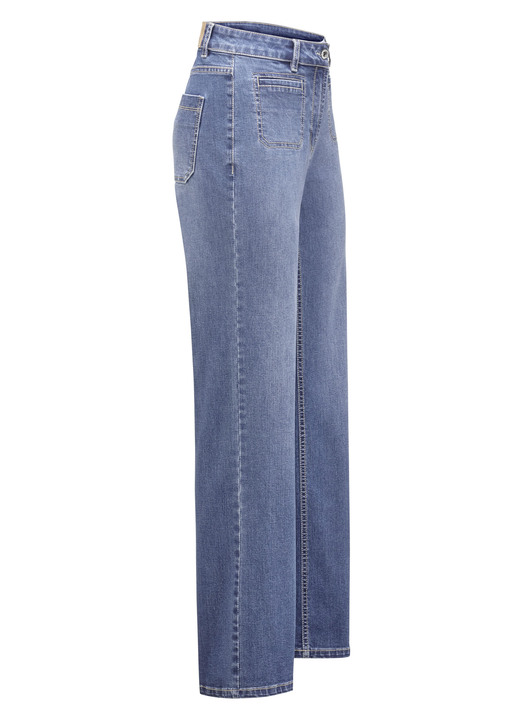 Broeken - Jeans met modieuze zakken aan de voorkant Broeken - Jeans met modieuze zakken aan de voorkant, in Größe 017 bis 050, in Farbe JEANSBLAU
