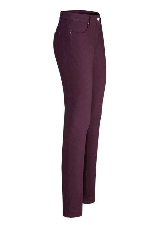 Hosen - Hose, in Größe 017 bis 050, in Farbe BROMBEER Ansicht 1
