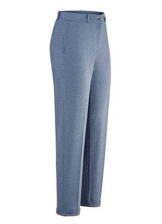Broek met elastische tailleband aan de achterkant