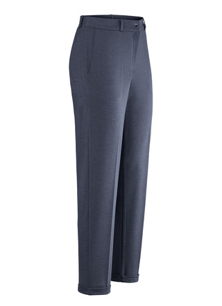 Broek met elastische tailleband aan de achterkant