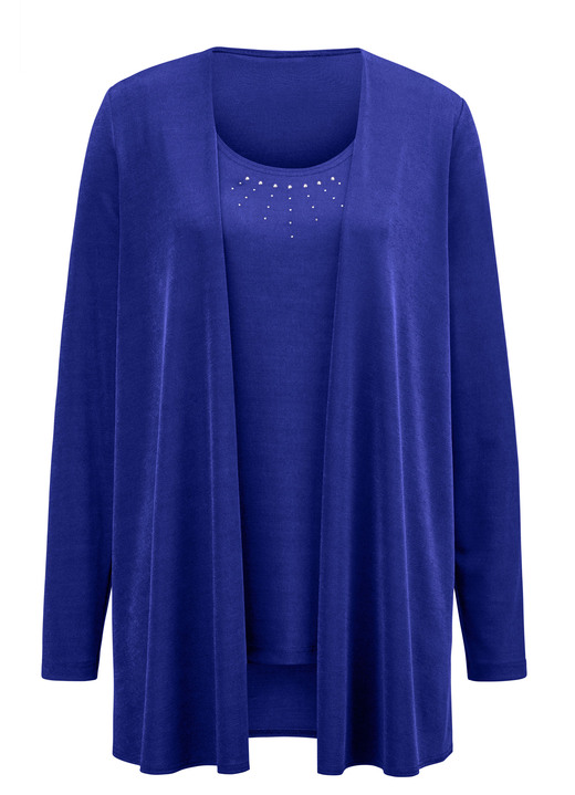 Langarm - Set, 2tlg. Langarm - Set, 2tlg., in Größe 038 bis 056, in Farbe ROYALBLAU