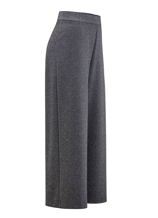 Culotten - Culotte, in Größe 018 bis 054, in Farbe SCHWARZ-SILBERFARBEN Ansicht 1