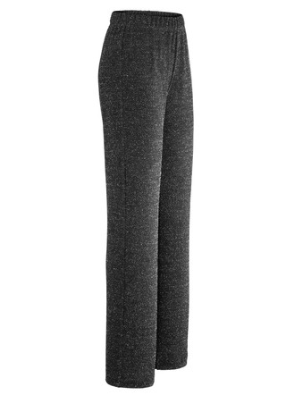 Broek met elegant, sprankelend glanzend garen