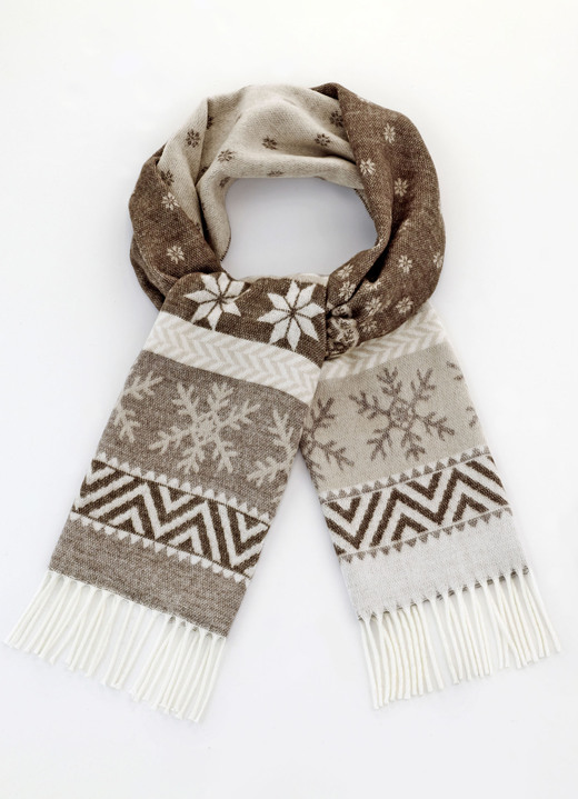 Schals - Schal, in Farbe BEIGE-BRAUN Ansicht 1