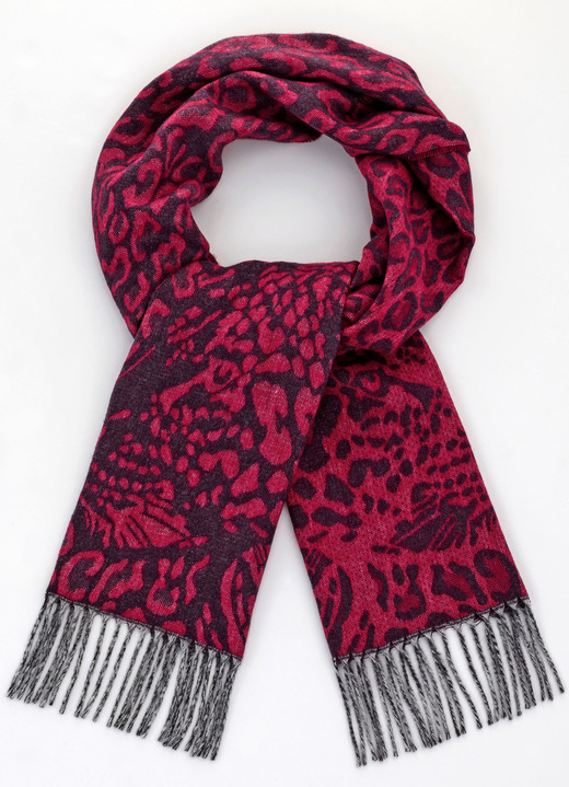 Schals - Schal, in Farbe ROT-SCHWARZ Ansicht 1
