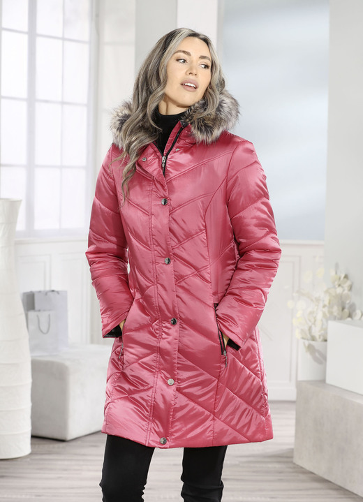 Winterjacken - Longjacke Winterjacken - Longjacke, in Größe 018 bis 052, in Farbe KORALLE
