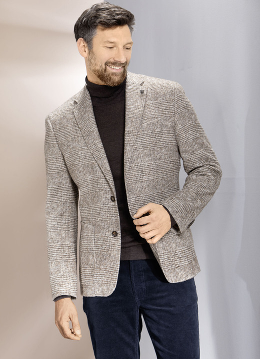 Sakkos - Sakko, in Größe 025 bis 062, in Farbe BEIGE-BRAUN