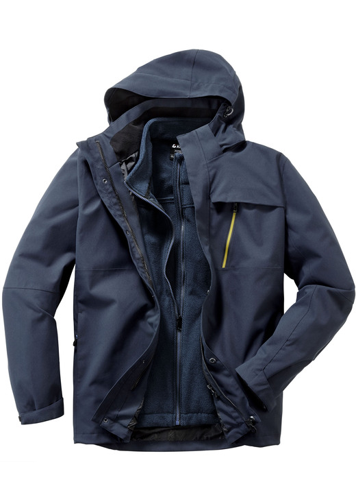 Funktionsjacken - 3 in 1 Funktionsjacke Funktionsjacken - 3 in 1 Funktionsjacke, in Größe 3XL (56) bis XXL (54), in Farbe MARINE