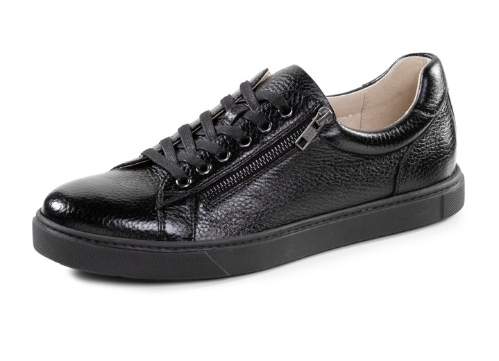 Instappers & veterschoenen - GINO GALANTE, klassieke herensneakers, met uitneembaar voetbed, in Größe 040 bis 046, in Farbe ZWART Ansicht 1