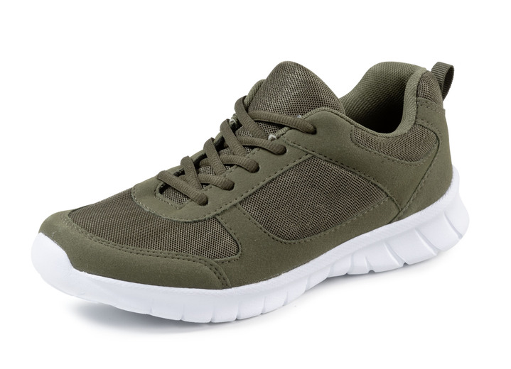Slipper & Schnürschuhe - Sneaker, in Größe 040 bis 046, in Farbe OLIV Ansicht 1